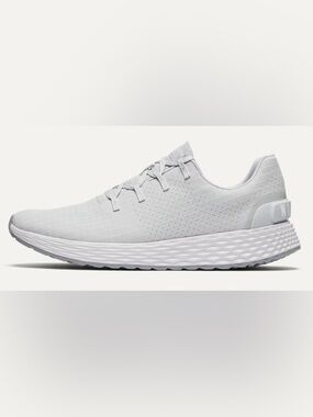 Light Grey Men’s Knit Running Sneakers